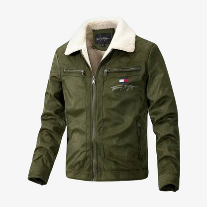 OUTLET™ Wildlederjacke mit Fellkragen