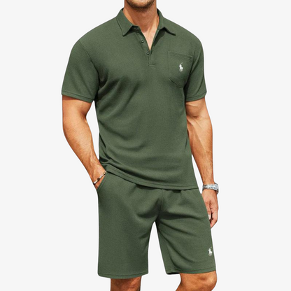 OUTLET™ Polo-Shorts-Set