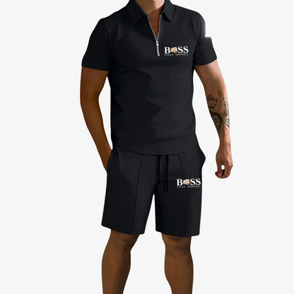 OUTLET™ Polo- & Shorts-Kombination mit Reißverschluss