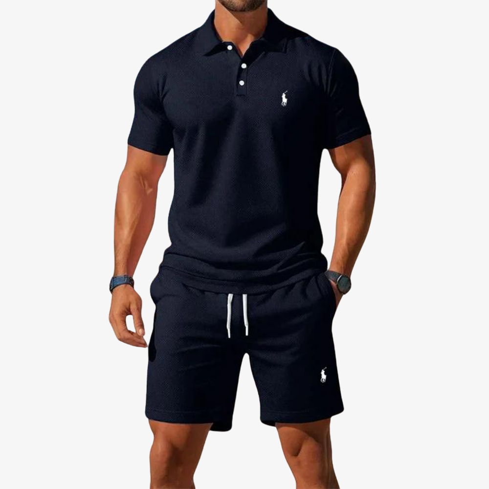 OUTLET™ Polo-Set – Hemd & kurze Hose