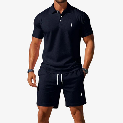 OUTLET™ Polo-Set – Hemd & kurze Hose