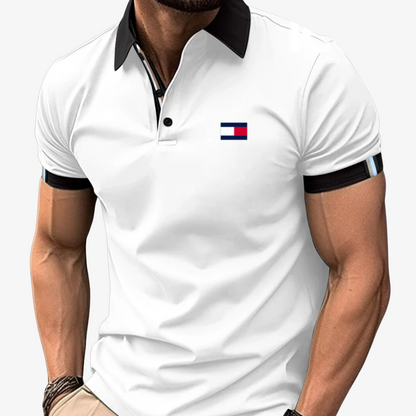 OUTLET™ Poloshirt mit Kontrastkragen