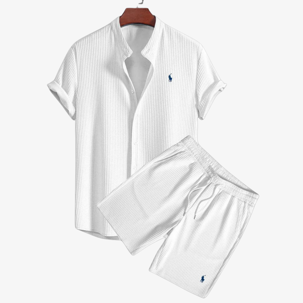 OUTLET™ Casual-Set – Hemd & Shorts