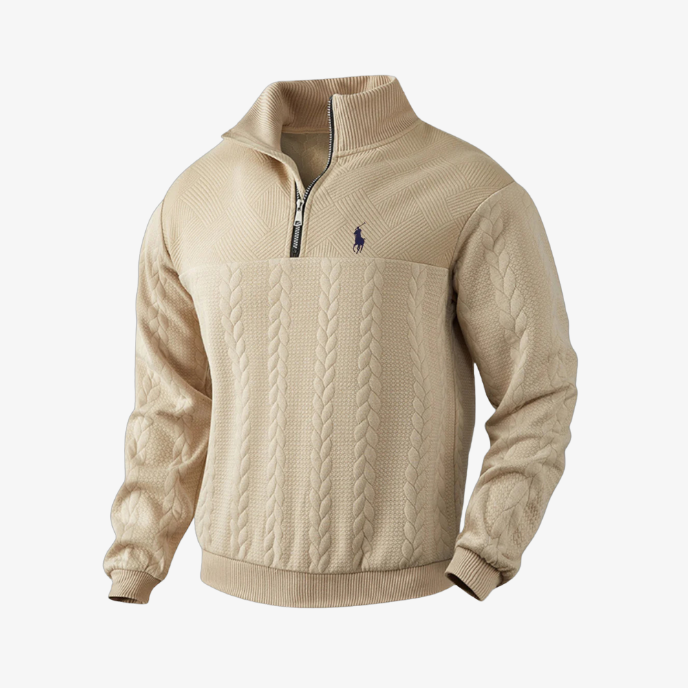 OUTLET™ Strickpullover mit Reißverschluss